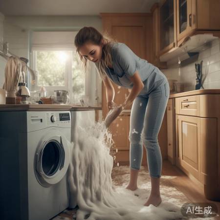 洗衣机吐泡泡,轻松解决