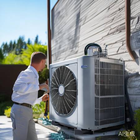 安装空气能，通风管道清