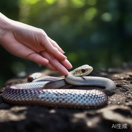 轻柔为小蛇按摩
