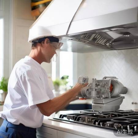 帅康油烟机维修资讯站分享↑一体式抽油烟机电机安装指南