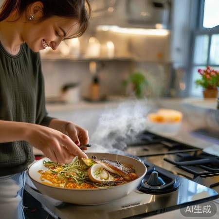 风田集成灶售后服务咨询热线解释☞集成灶轻松蒸出鲜美鱼肴，家常美味新选择