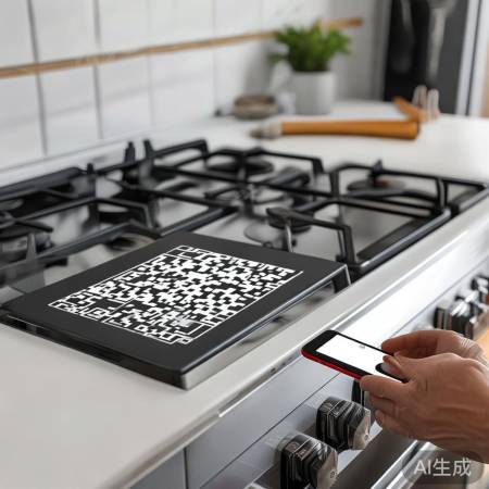二维码教燃气灶使用