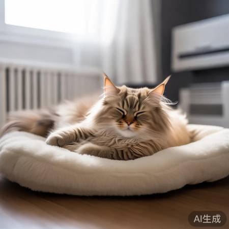 猫咪舒适，友谊更佳。