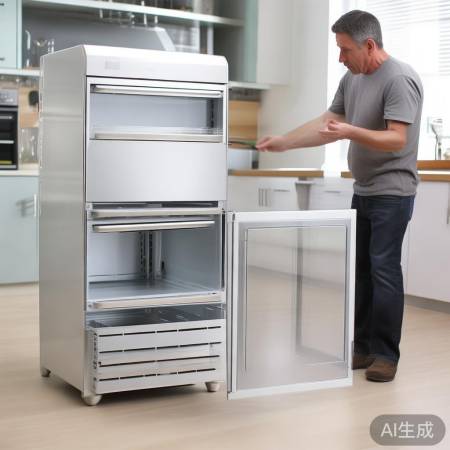 立式消毒柜可整体取出，嵌入式需