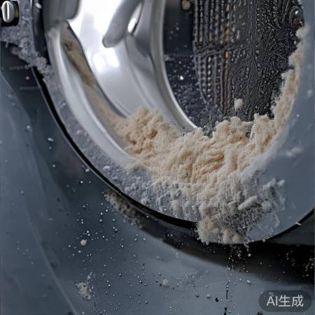 洗衣机内壁灰尘自然现象