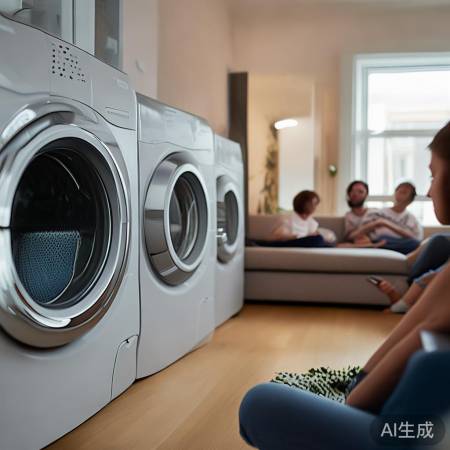 大容量洗衣机，家庭衣物无忧