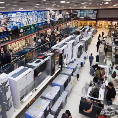 YY电器城，空调品牌多，价格透