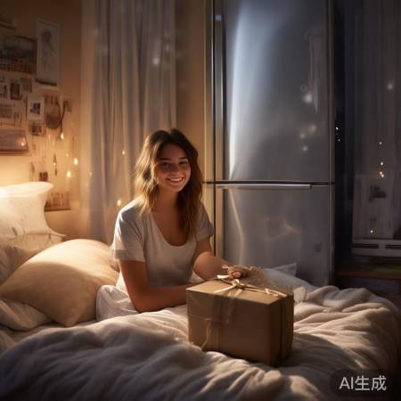 “好友赠新冰箱，寓意深厚”