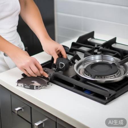 拆燃气灶小零件