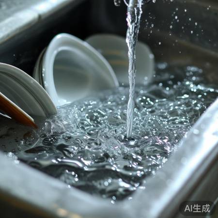 清水洗净无残留