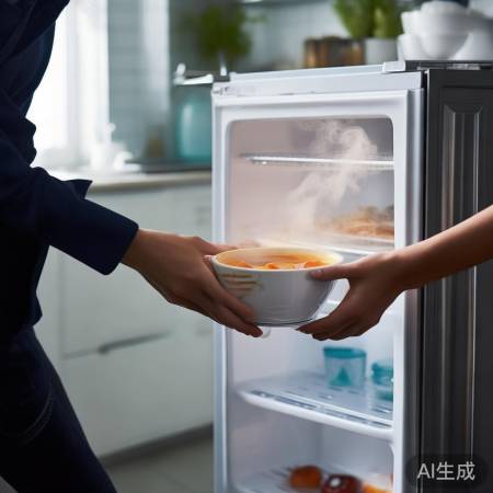 冰箱冷藏冷冻,热汤需谨慎。