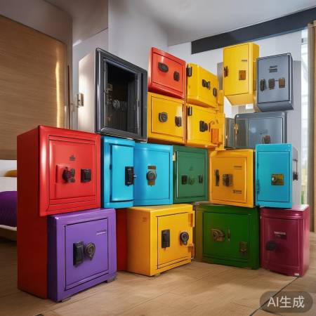 保险柜材质多样，色彩缤纷