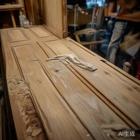 清洁门板步骤三