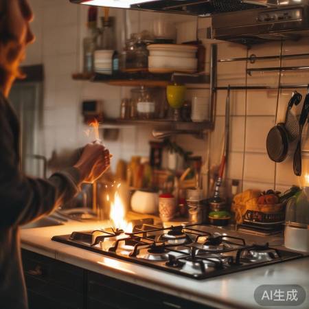 燃气灶打火响不停，轻松解决小窍