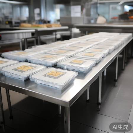 保持食物盒间距，消毒无损