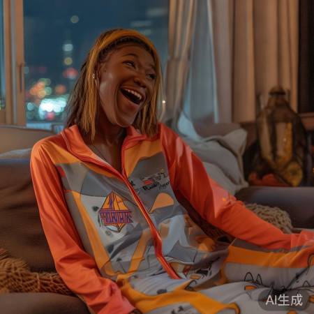 女生神操作！杜兰特同款睡衣被反手穿，网友直呼：太会了！