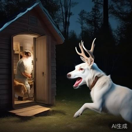 白鹿偷狗惹事，常华森心爱犬遭殃